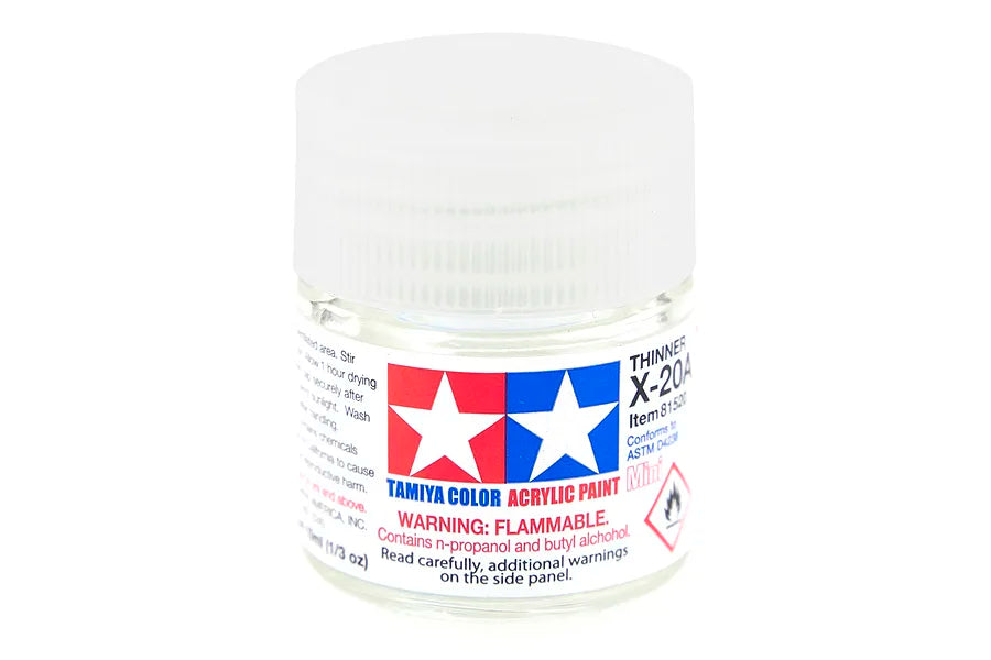 Tamiya Acrylic Mini X-20A Thinner (10 Ml)