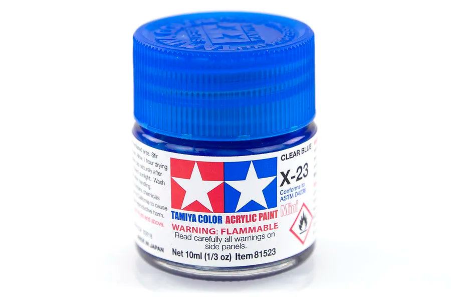 Tamiya Acrylic Mini X-23 Clear Blue