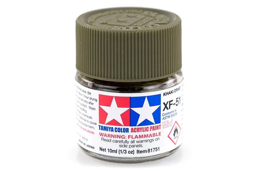 Tamiya Acrylic Mini XF-51 Khaki Drab
