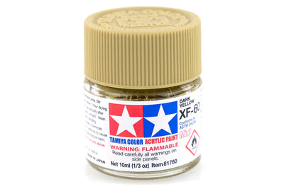 Tamiya Acrylic Mini XF-60 Dark Yellow