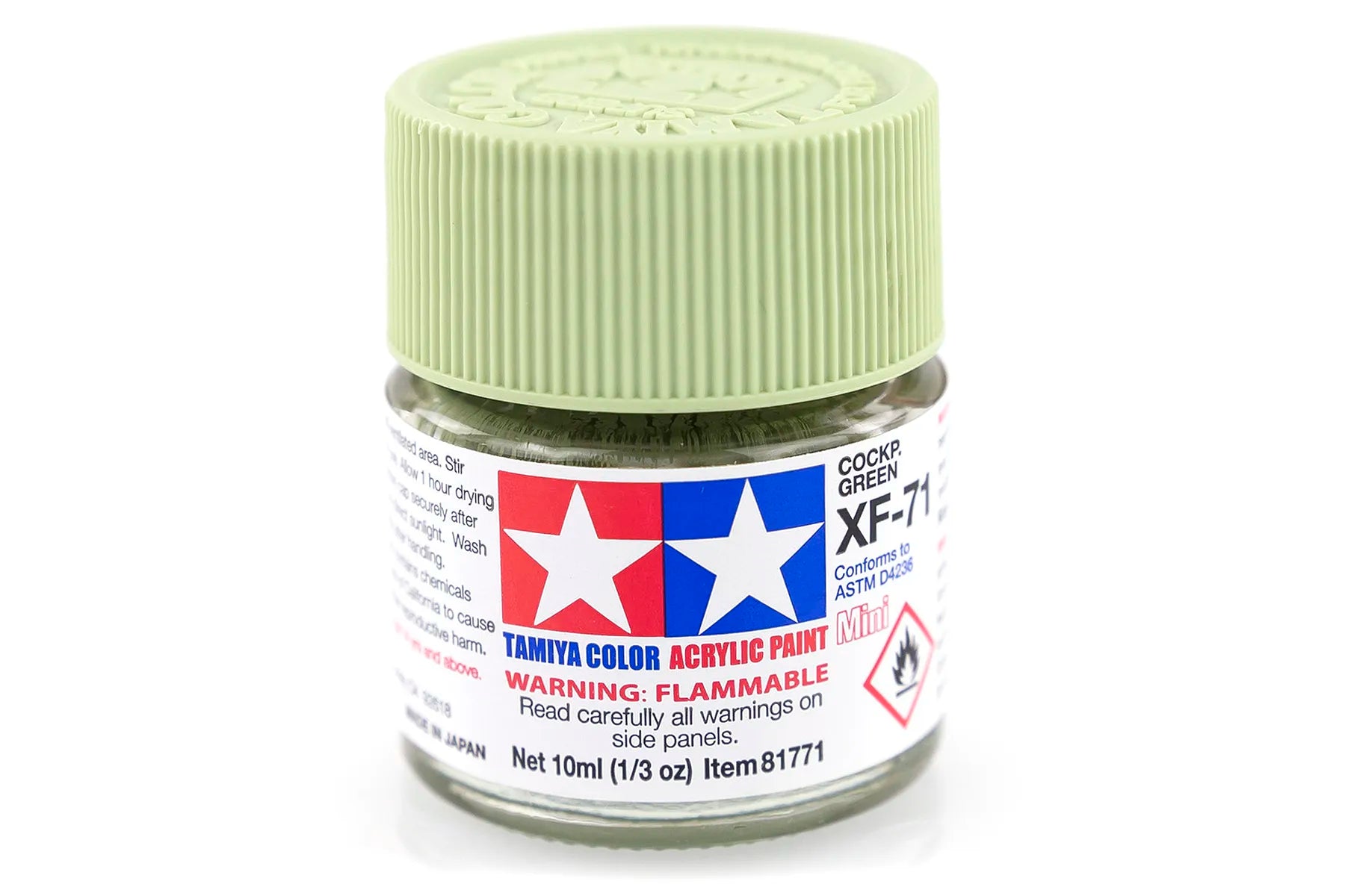 Tamiya Acrylic Mini XF-71 Cockp. Green