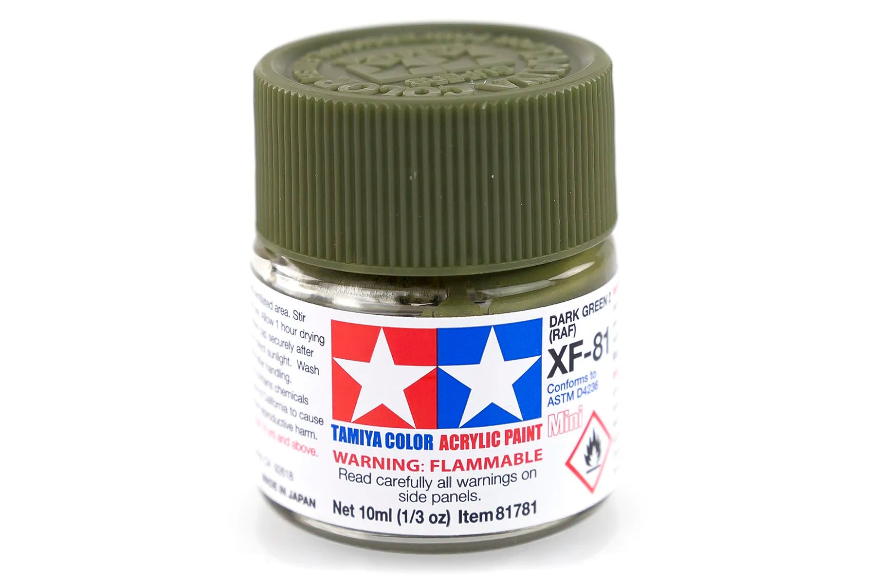 Tamiya Acrylic Mini XF-81 Dark Green 2 Raf