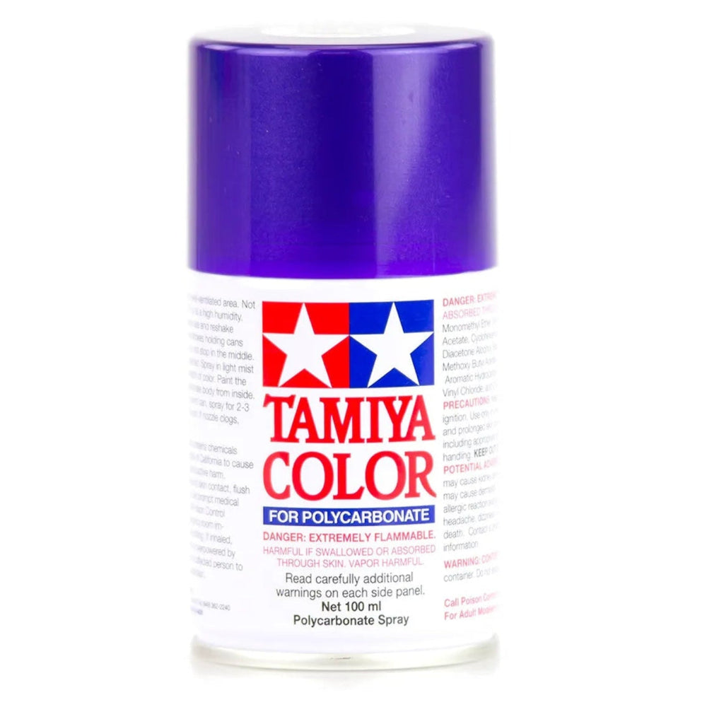 Tamiya Color spray paint can on a white background