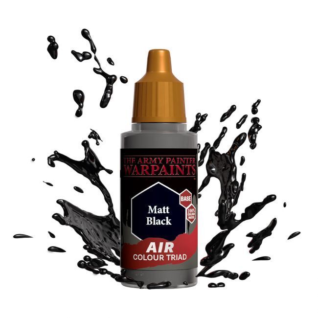 The Army Painter Warpaints Air: Matt Black - 18ml Acrylic Paint - [Sunshine-Coast] - The Army Painter - [RC-Car] - [Scale-Model]