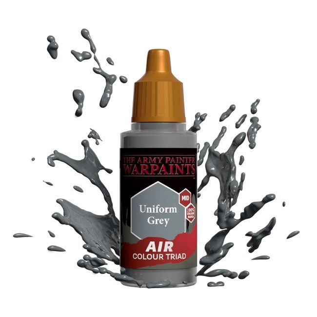 The Army Painter Warpaints Air: Uniform Grey - 18ml Acrylic Paint - [Sunshine-Coast] - The Army Painter - [RC-Car] - [Scale-Model]