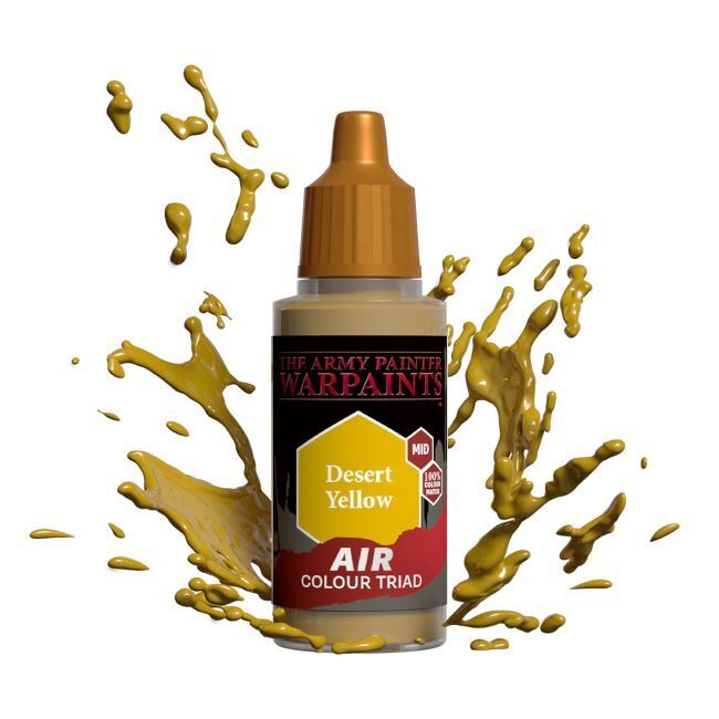 The Army Painter Warpaints Air: Desert Yellow - 18ml Acrylic Paint - [Sunshine-Coast] - The Army Painter - [RC-Car] - [Scale-Model]