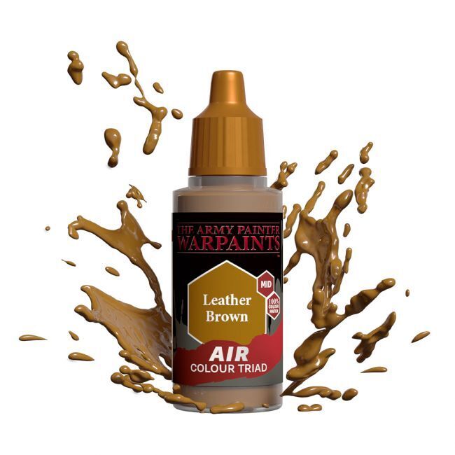 The Army Painter Warpaints Air: Leather Brown - 18ml Acrylic Paint - [Sunshine-Coast] - The Army Painter - [RC-Car] - [Scale-Model]