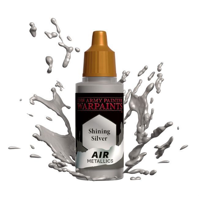 The Army Painter Warpaints Air: Shining Silver - 18ml Acrylic Paint - [Sunshine-Coast] - The Army Painter - [RC-Car] - [Scale-Model]