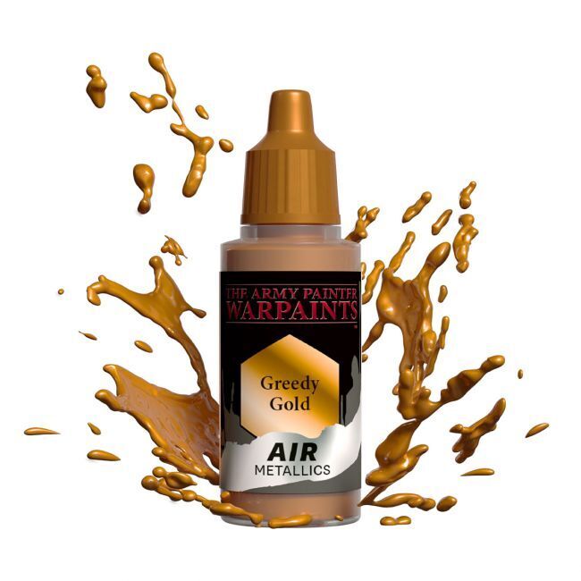 The Army Painter Warpaints Air: Greedy Gold - 18ml Acrylic Paint - [Sunshine-Coast] - The Army Painter - [RC-Car] - [Scale-Model]