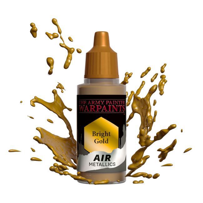 The Army Painter Warpaints Air: Bright Gold - 18ml Acrylic Paint - [Sunshine-Coast] - The Army Painter - [RC-Car] - [Scale-Model]
