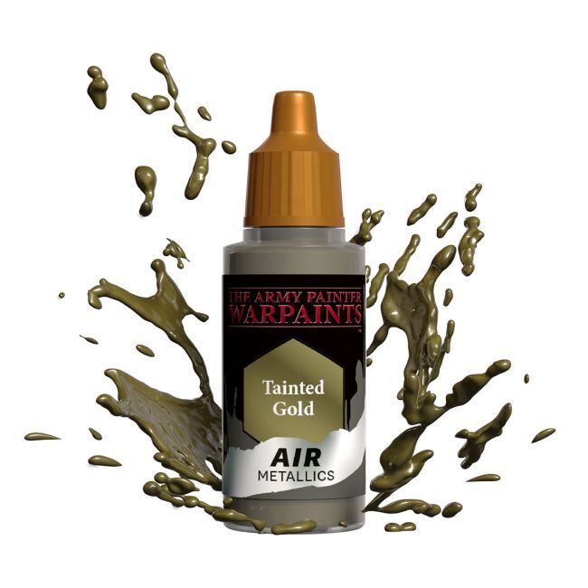 The Army Painter Warpaints Air: Tainted Gold - 18ml Acrylic Paint - [Sunshine-Coast] - The Army Painter - [RC-Car] - [Scale-Model]