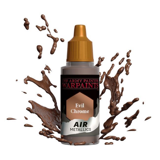 The Army Painter Warpaints Air: Evil Chrome - 18ml Acrylic Paint - [Sunshine-Coast] - The Army Painter - [RC-Car] - [Scale-Model]