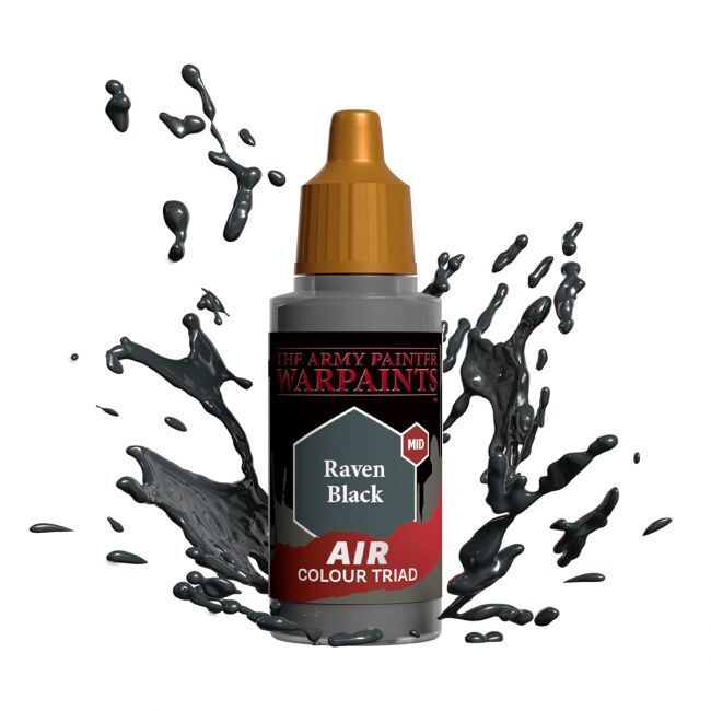 The Army Painter Warpaints Air: Raven Black - 18ml Acrylic Paint - [Sunshine-Coast] - The Army Painter - [RC-Car] - [Scale-Model]