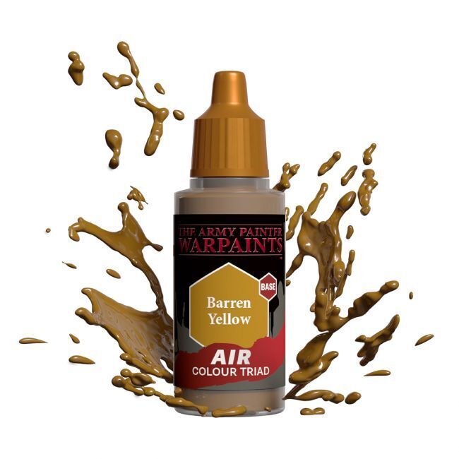 The Army Painter Warpaints Air: Barren Yellow - 18ml Acrylic Paint - [Sunshine-Coast] - The Army Painter - [RC-Car] - [Scale-Model]