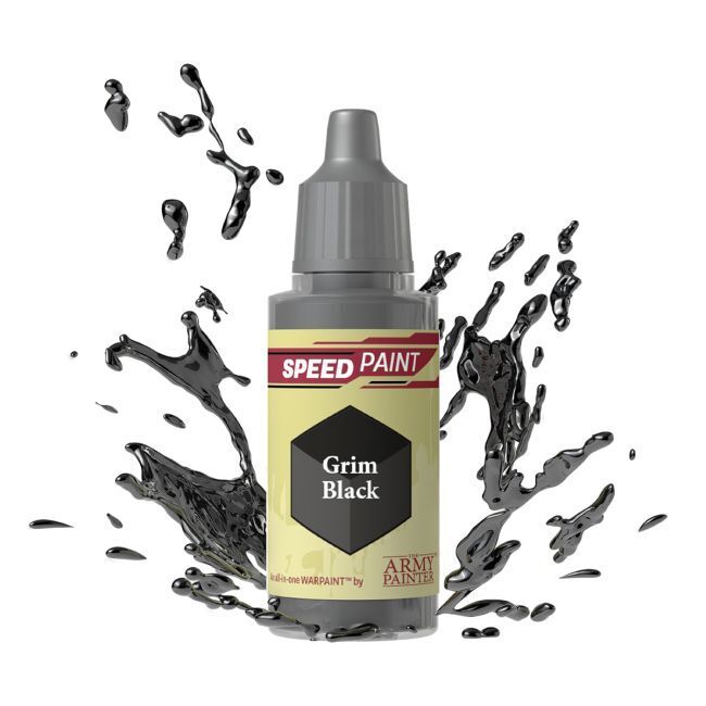 The Army Painter Speedpaint: Grim Black - 18ml Acrylic Paint - [Sunshine-Coast] - The Army Painter - [RC-Car] - [Scale-Model]
