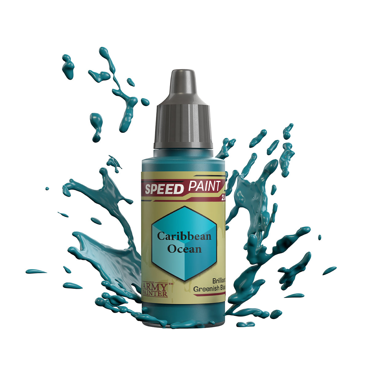 The Army Painter Speedpaint: Caribbean Ocean - 18ml Acrylic Paint - [Sunshine-Coast] - The Army Painter - [RC-Car] - [Scale-Model]