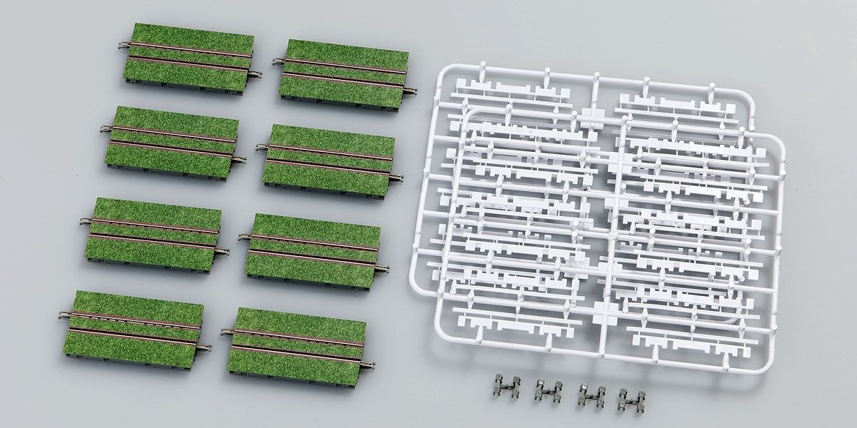 Tomix N Green Tram Straight Track 70mm(8)