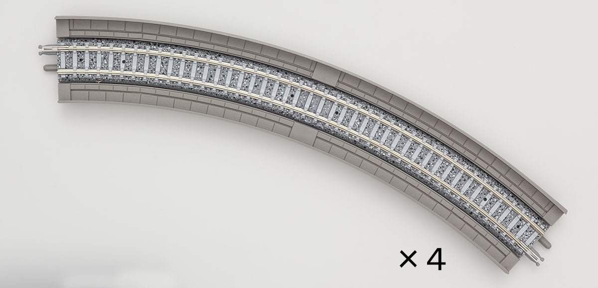 Tomix N Overhead Viaduct Curve Track 11" Radius, 45°(4)