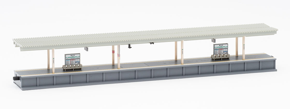 Tomix N Island Platform Urban Style Extension Part with lighting