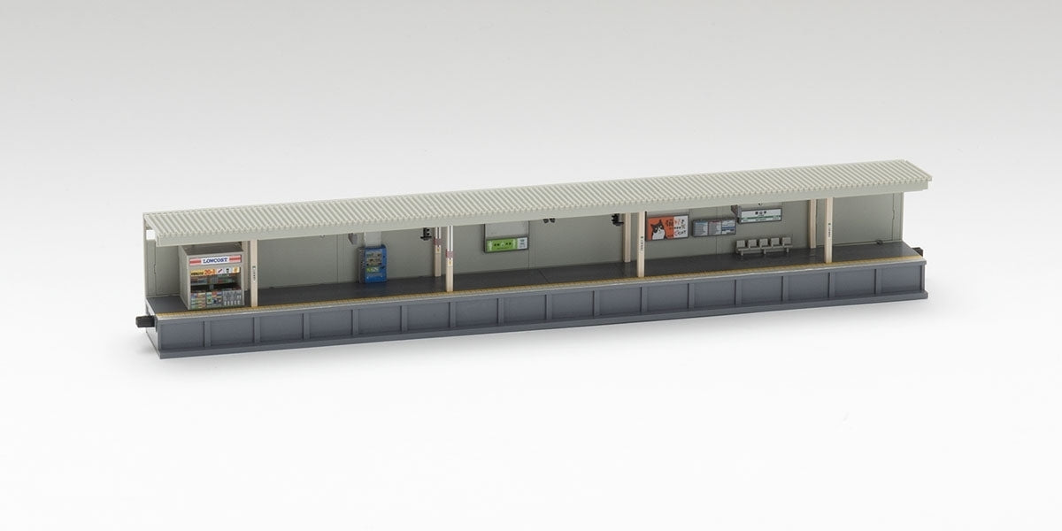 Tomix N Extension for 1-sided Platform urban type w/kiosk/light