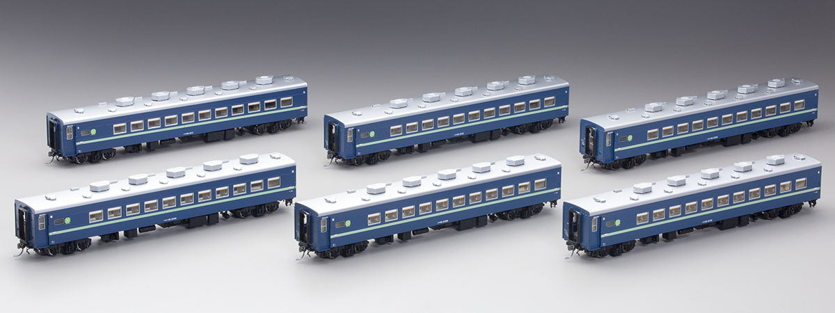 Tomix HO Slot 81 series tatami passenger car (green belt) set (6 cars)