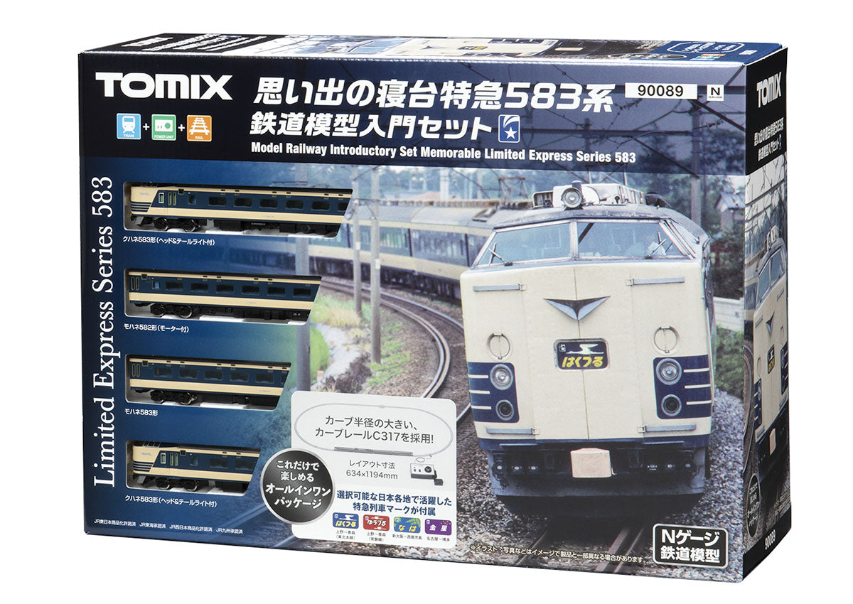 Tomix N Memorial Sleeping Car Limited Express 583 Beginners set