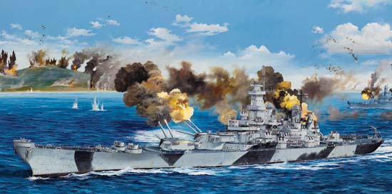 Trumpeter 1/200 USS Iowa BB-61 Plastic Model Kit [03706]