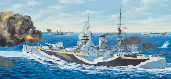 Trumpeter 1/200 HMS Nelson 1944 Plastic Model Kit [03708]