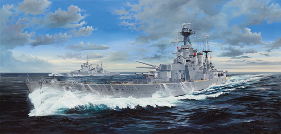 Trumpeter 1/200 HMS Hood Plastic Model Kit [03710]