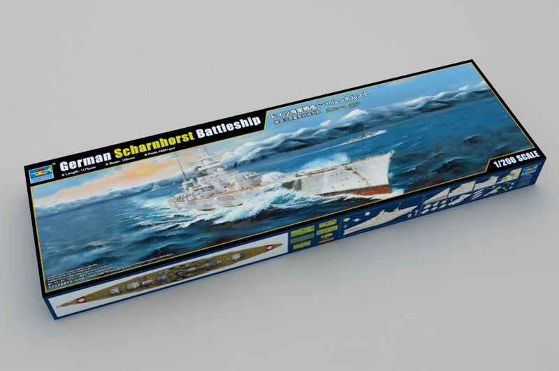 Trumpeter 1/200 German Scharnhorst Battleship Plastic Model Kit