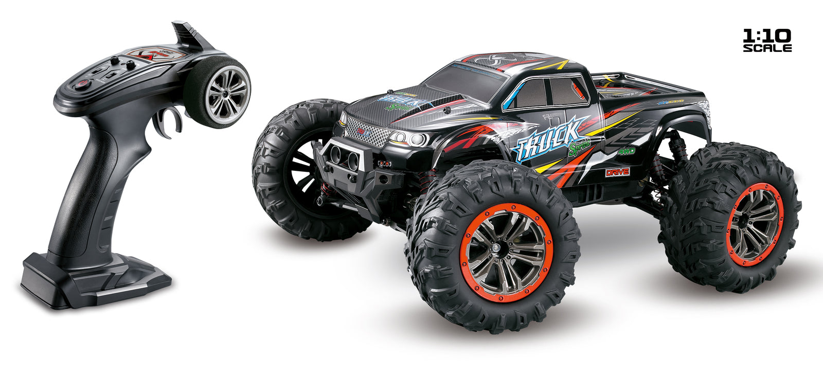 Tornado RC 1/10 IPX4 4WD Brushed Monster Truck - [Sunshine-Coast] - Tornado RC - [RC-Car] - [Scale-Model]