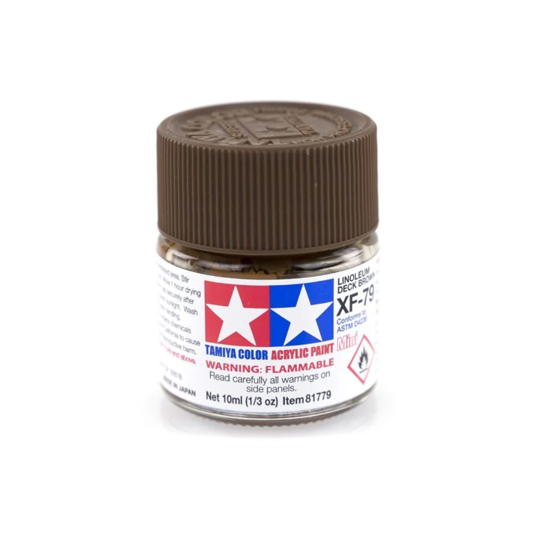 Tamiya Acrylic Mini XF- 79 Lino Deck Brown - [Sunshine-Coast] - Tamiya - [RC-Car] - [Scale-Model]
