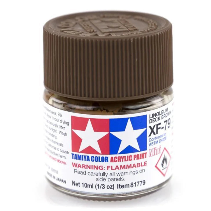 Tamiya Acrylic Mini XF- 79 Lino Deck Brown - [Sunshine-Coast] - Tamiya - [RC-Car] - [Scale-Model]