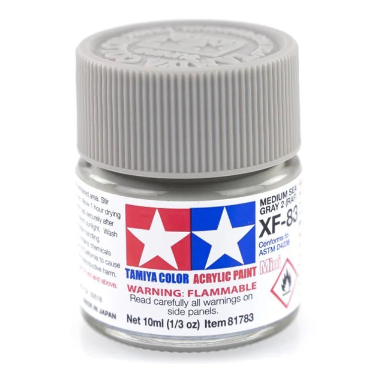 Tamiya Acrylic Mini  XF-83 Med. Sea Gray 2 Raf - [Sunshine-Coast] - Tamiya - [RC-Car] - [Scale-Model]