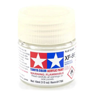 Tamiya Acrylic Mini XF-86 Flat Clear - [Sunshine-Coast] - Tamiya - [RC-Car] - [Scale-Model]