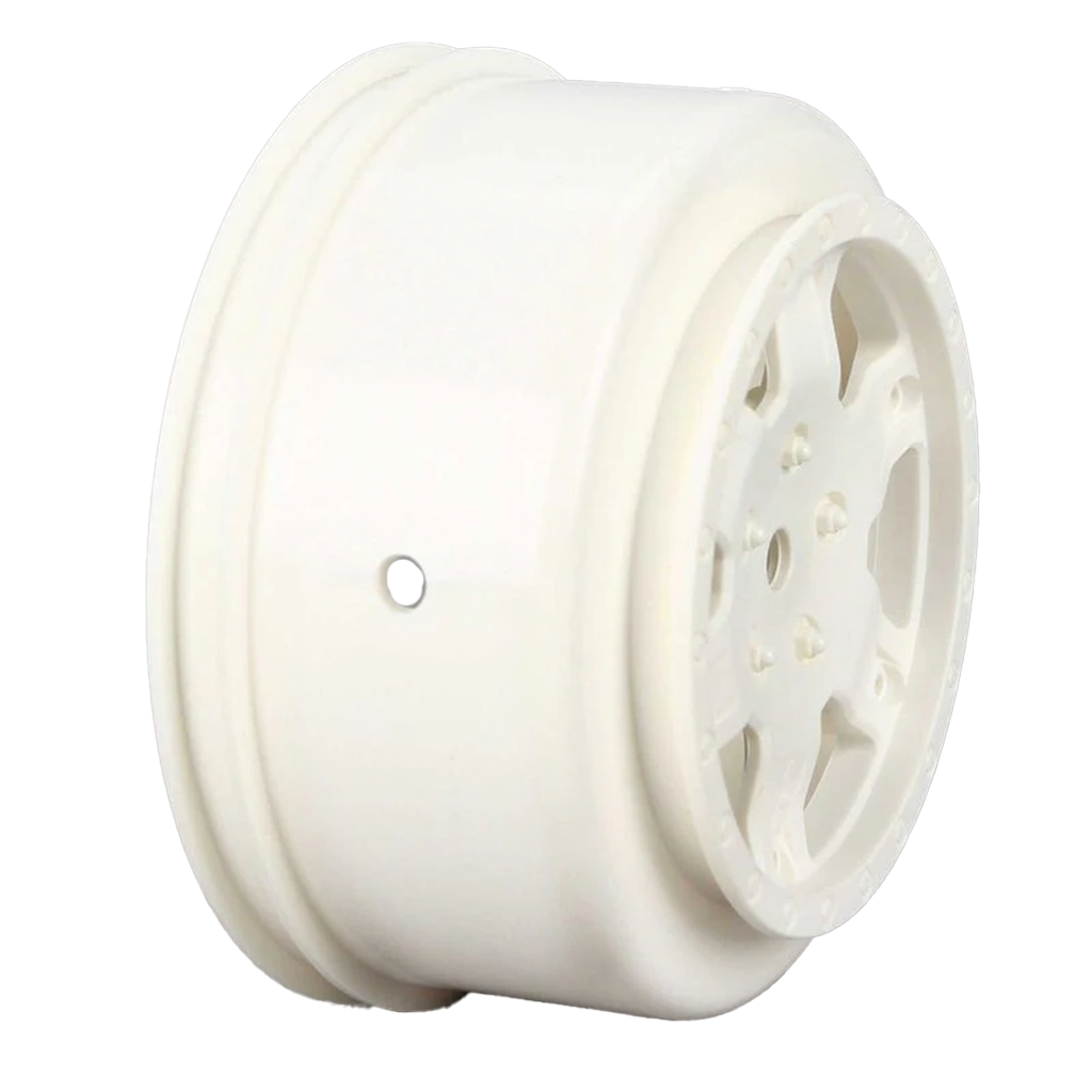 Team Losi Racing 12mm Hex Short Course Wheels (White) - TLR7012 - (22SCT/TEN-SCTE) - [Sunshine-Coast] - TLR - [RC-Car] - [Scale-Model]