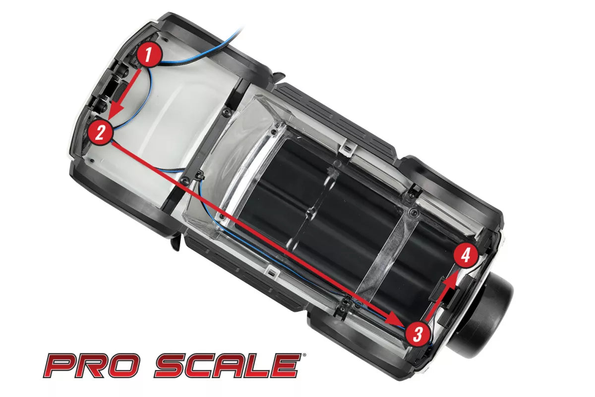 Traxxas 1/18 TRX-4M Ford Bronco LED Light Kit - [Sunshine-Coast] - Traxxas - [RC-Car] - [Scale-Model]