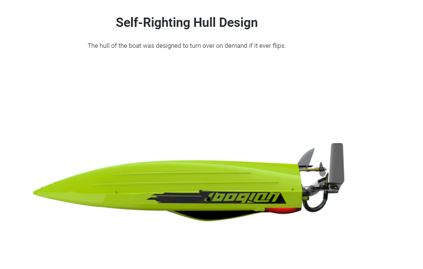 UDI RC 2.4G Brushless RC High Speed Boat (11.1v 22") Self righting 40klm UDI-018