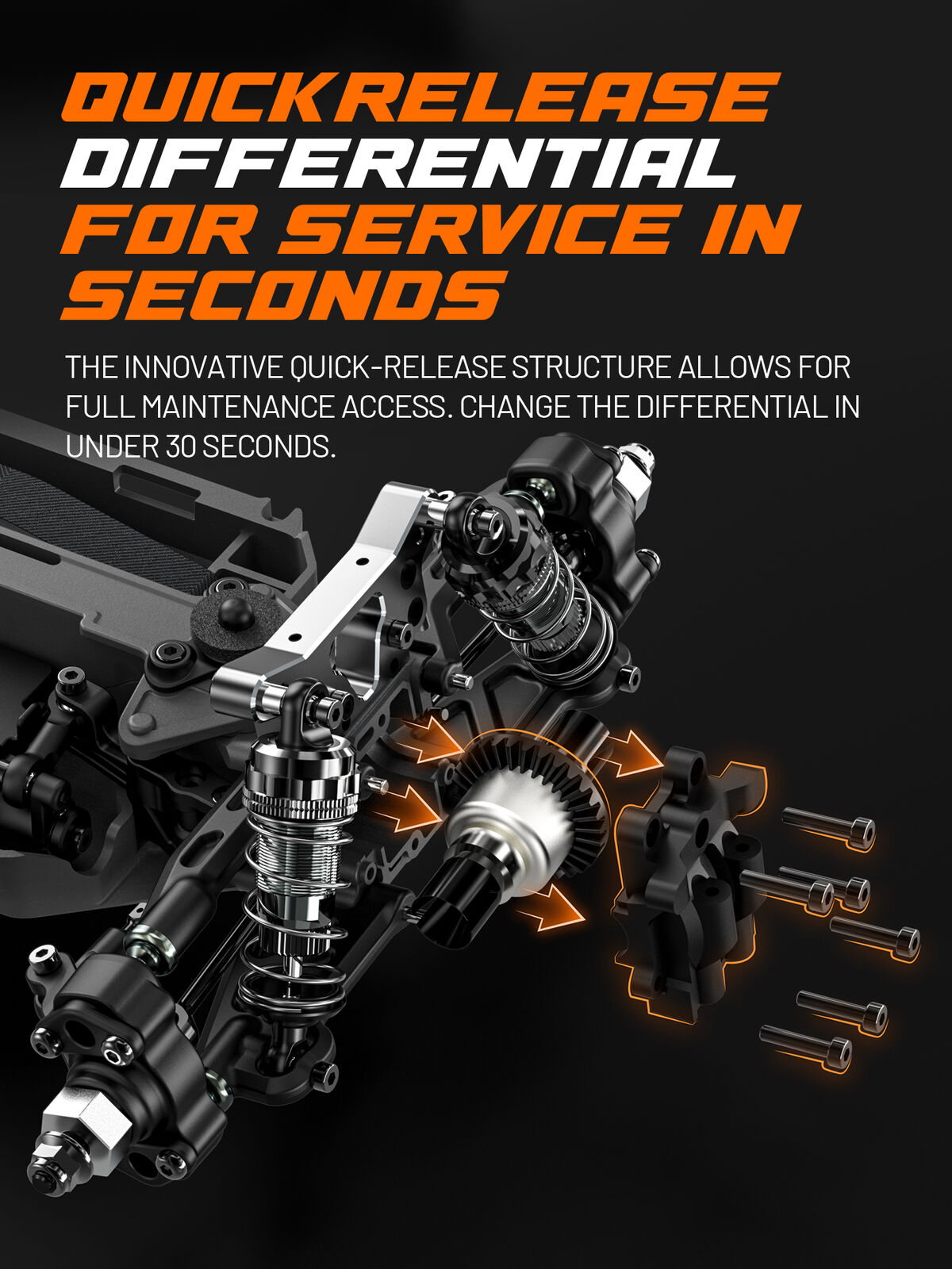 UDIRC Gleam Pro UD1204PRO 1/12 4WD Brushless RC Buggy