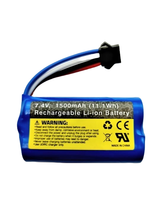 UDI RC Lithium battery Version 1, 4-Wire (BLACK PLUG) UDI009-12-V1