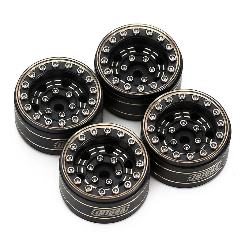 INJORA 1.0" 47g/pcs Brass -3.15mm Offset Wheels for Micro Crawlers (W1005)