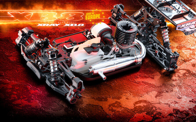 XRAY XB8'25 - 1/8 Luxury Nitro Off-Road Car Kit - 350020