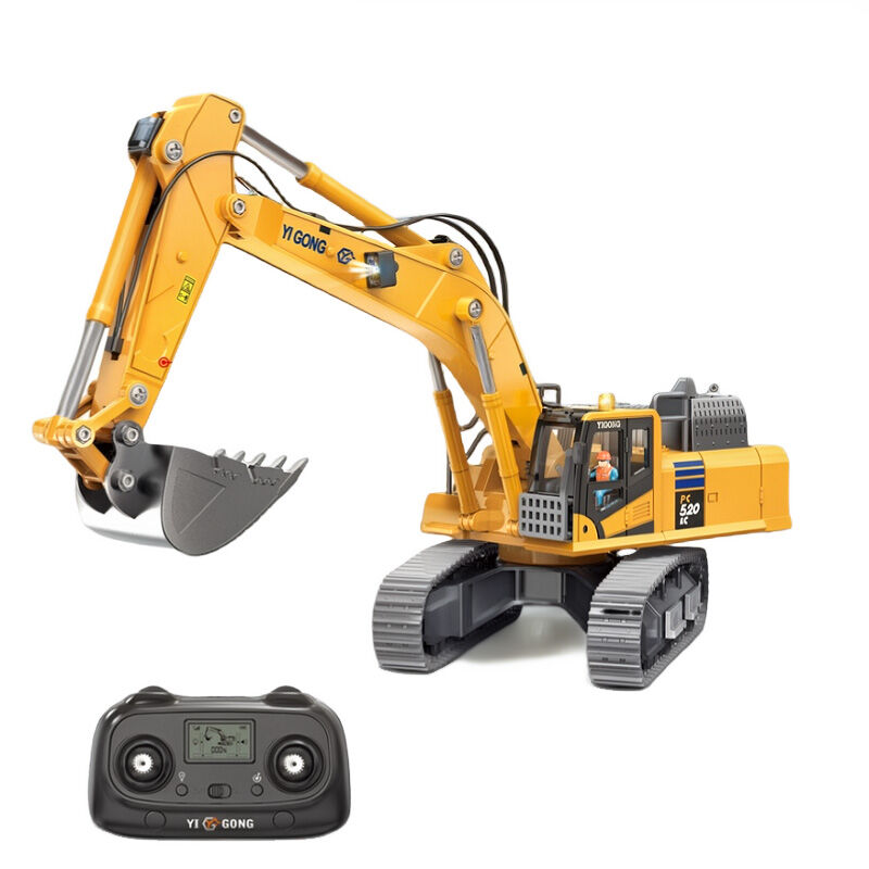 Yi Gong YG520-PRO 1/50 Scale RC Excavator with Lead Screw Drive (Rubber & Metal Tracks)