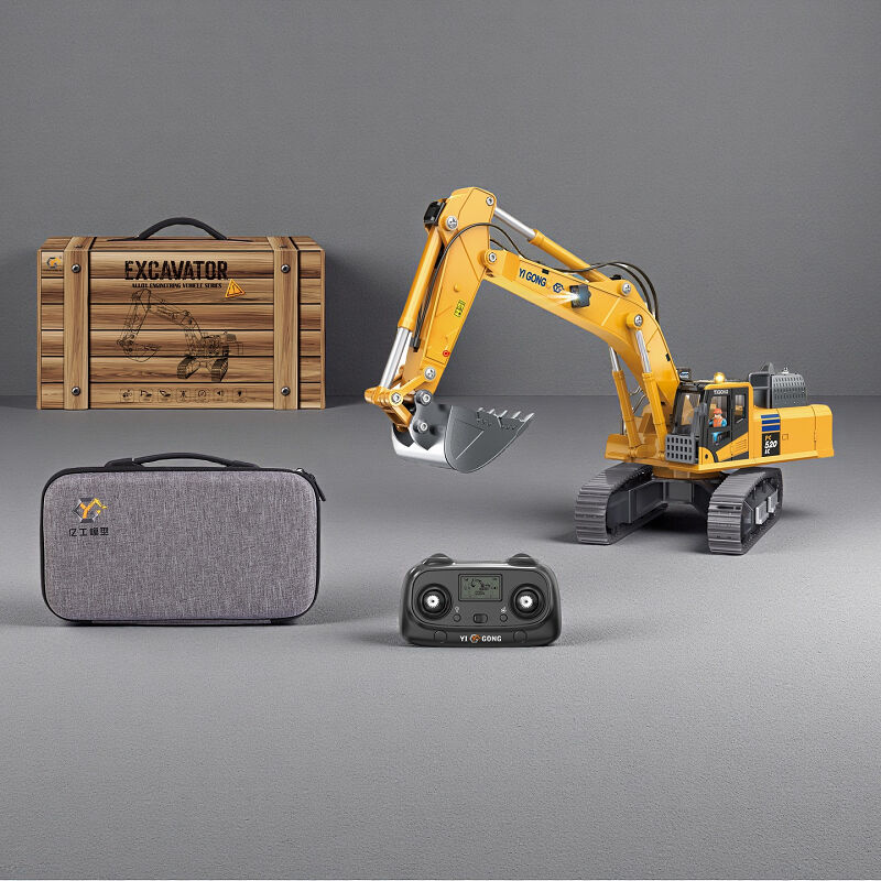 Yi Gong YG520-PRO 1/50 Scale RC Excavator with Lead Screw Drive (Rubber & Metal Tracks)