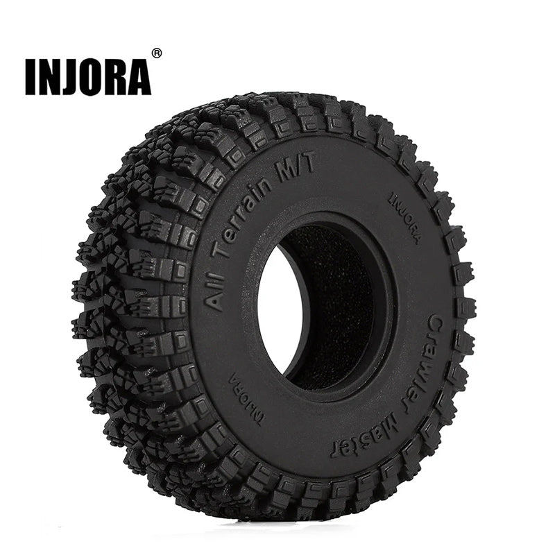 INJORA 1.0" 58*20mm Crawl Master A/T Tires (T1008) (4)
