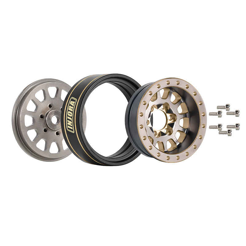 INJORA 1.0 Plus Brass -3.75mm Offset Wheels for Micro Crawlers (W1101)