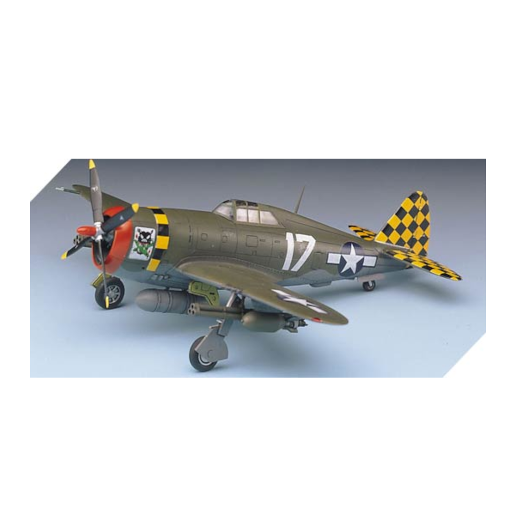 Academy 12492 1/72 P-47D "Razor-Back" Thunderbolt Plastic Model Kit - [Sunshine-Coast] - Academy - [RC-Car] - [Scale-Model]