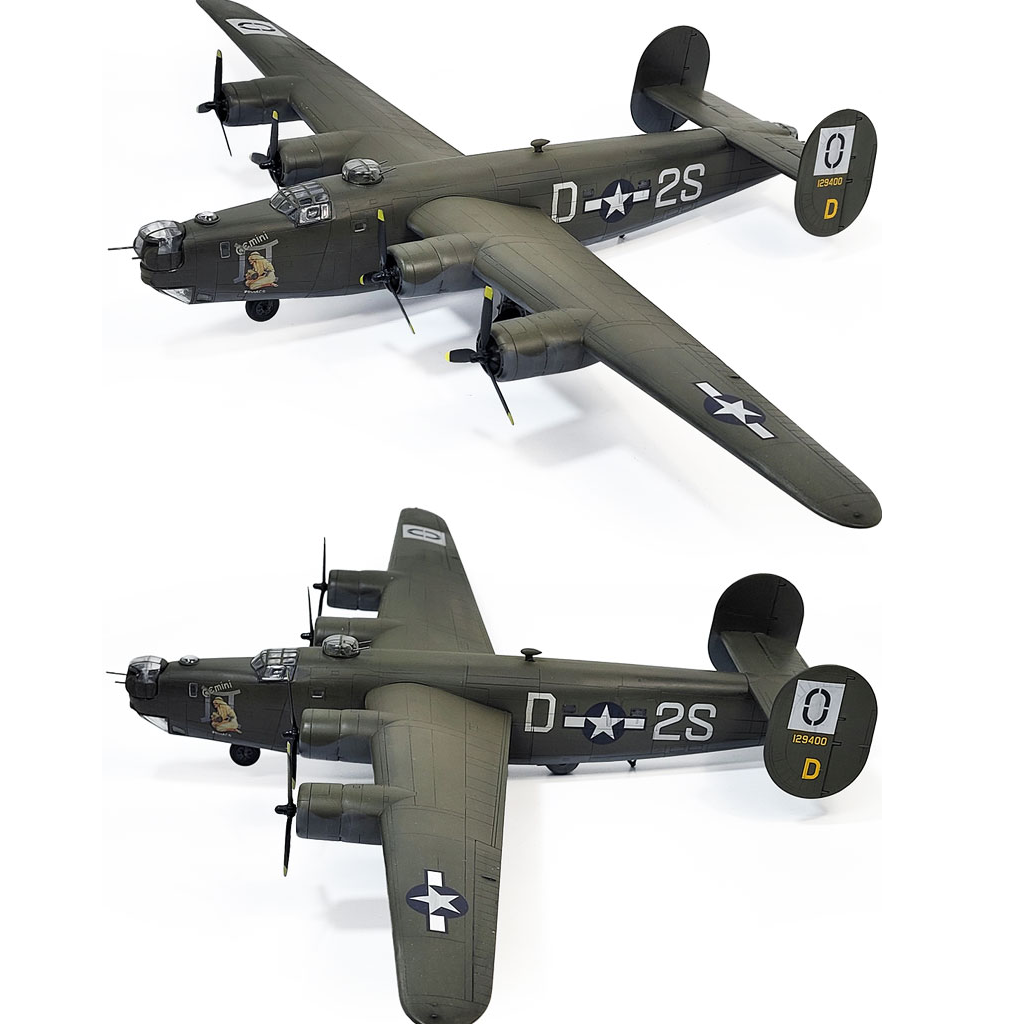 Academy 12584 1/72 Scale USAAF B-24 Liberator 'Zodiac' Plastic Model Kit - [Sunshine-Coast] - Academy - [RC-Car] - [Scale-Model]