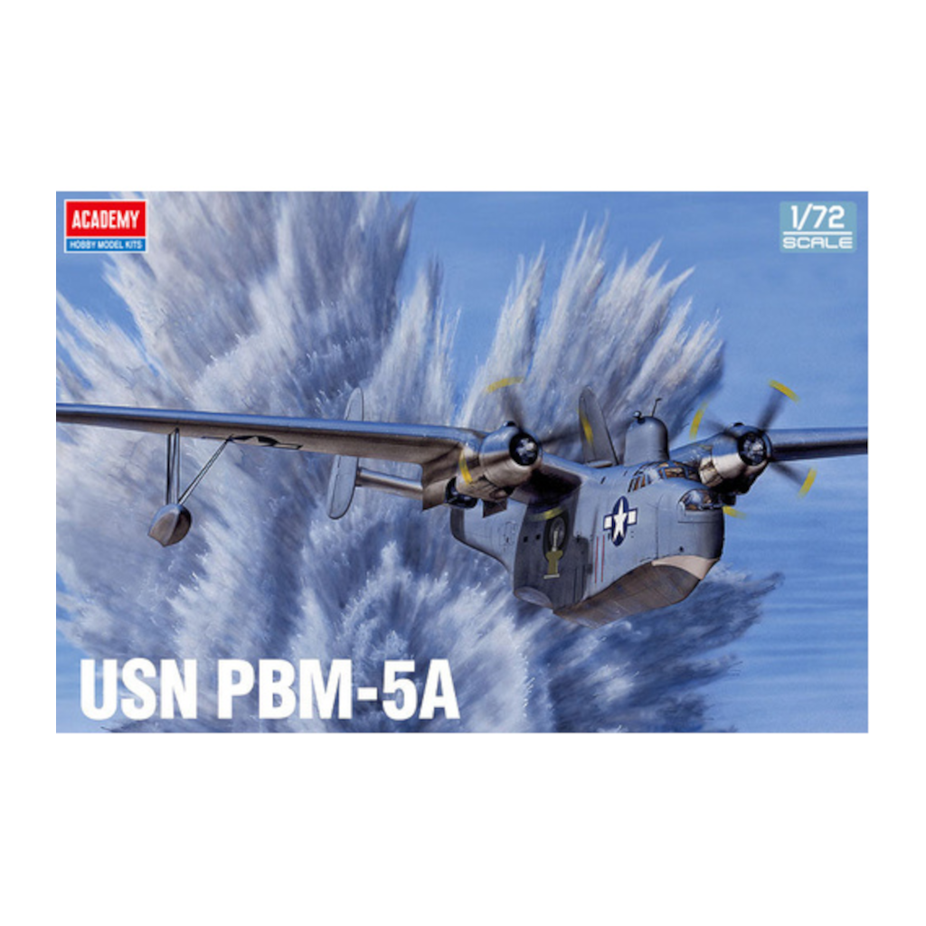 Academy 12586 1/72 Scale USN Martin PBM-5A Mariner (With RAAF Marking) Plastic Model Kit - [Sunshine-Coast] - Academy - [RC-Car] - [Scale-Model]