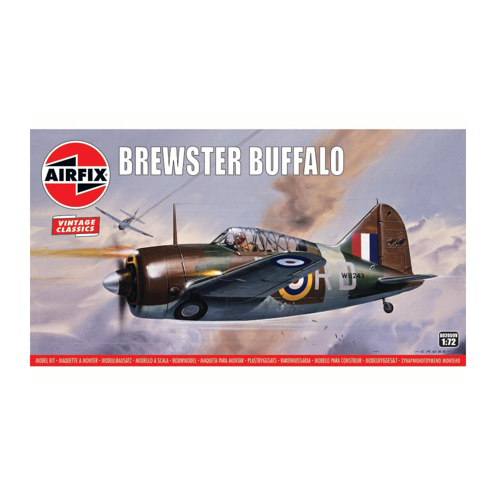 Airfix A02050V 1/72 Scale Brewster Buffalo - [Sunshine-Coast] - Airfix - [RC-Car] - [Scale-Model]